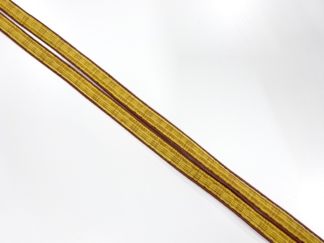 アンティーク　帯留め用　手組三分紐